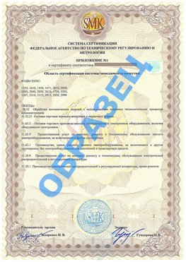 Приложение 1 Чапаевск Сертификат ГОСТ РВ 0015-002